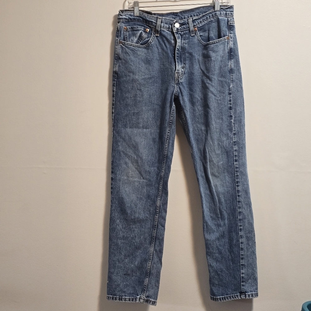 Levis Classic Blue Denim Straight Leg  Jeans Size W32 L30